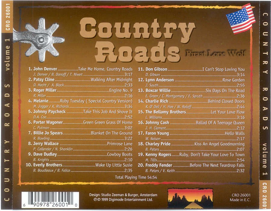 Country Roads  Vol 01 : Back